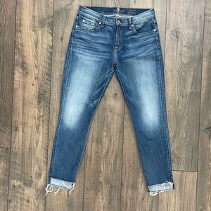 7 for all mankind the ankle skinny